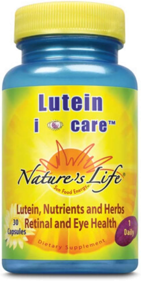 Nature's Life Lutein i Care | 30 ct : Health & Household