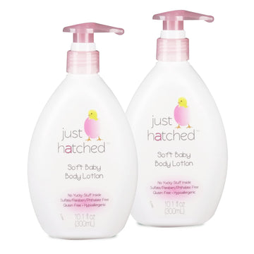 Soft Baby Body Lotion Multi-Pack - Lightweight, Soothing Moisturizer, Cozy Yummy Fragrance, Made with Essential Oils, No Yucky Stuff & Harsh Ingredients, 10.1 fl oz (2 Pack)