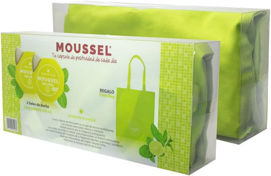Moussel Shower Gel Lime Mint – 2 Bottles + Tote Bag As A Gift