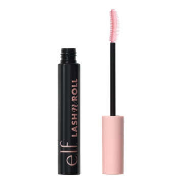 E.L.F. Lash 'N Roll Mascara, Curling Mascara For Visibly Lifted Lashes, Lifts & Separates Lashes. Long-Lasting Formula, Vegan & Cruelty-Free, Black