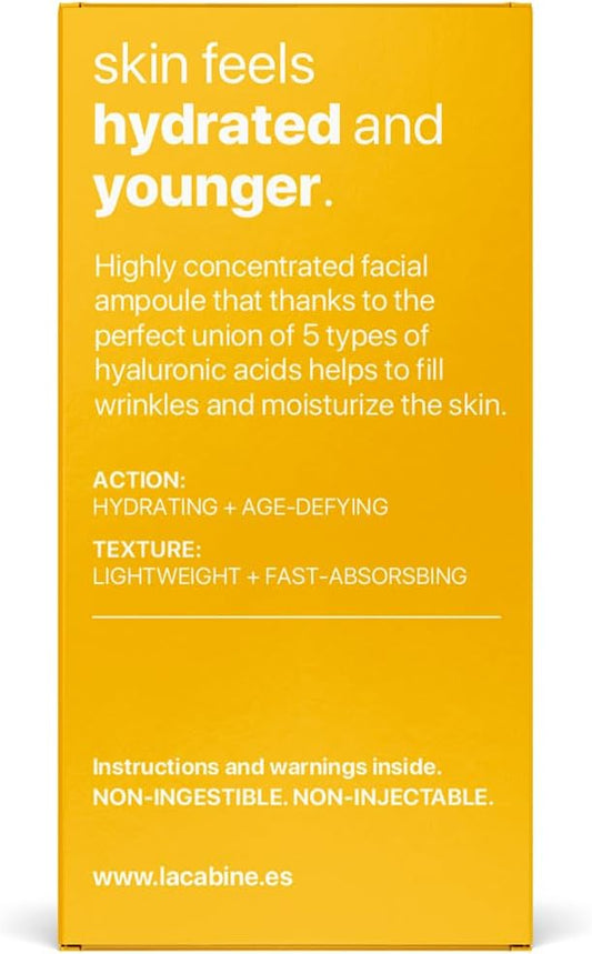 La Cabine 5X Pure Hyaluronic 10 Ampoules Of 2 Ml