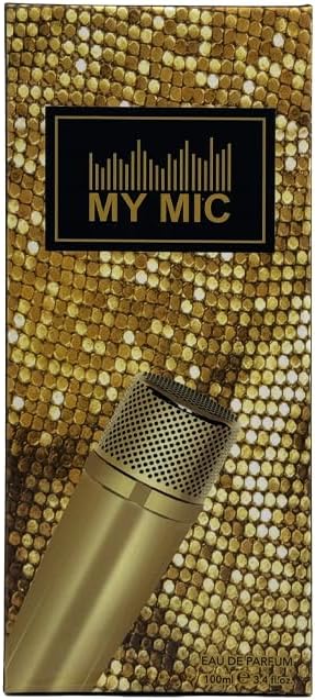 My Mic 100Ml Eau De Parfum - Microphone Shaped Bottle - Leather Fragrance For Men - Inspired By Pa.Co Rab.Anne One Million - By Laurelle London