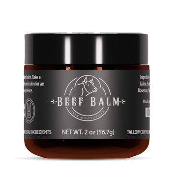 Beef Tallow For Skin – Grass-Fed Tallow Balm, Face & Body Cream, Natural Tallow Lotion For Dry Skin, Anti-Aging, Vanilla Scented (2Oz)