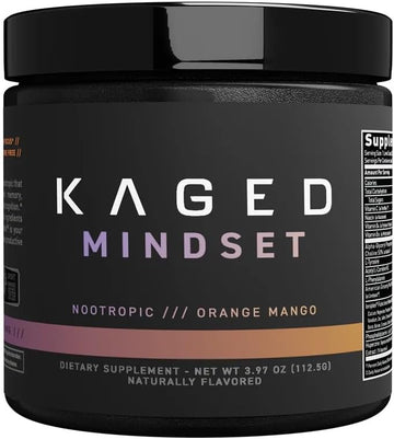 Kaged Nootropic Formula | Mindset | Focus And Productivity Supplement | Stimulant Free | Enhances Memory, Mood, Clarity | 30 Servings