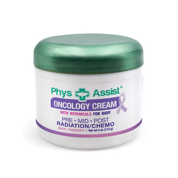 PhysAssist - Oncology Body Cream with Botanicals, 4 oz. Soothing and Hydrating to Stressed Skin. Made with Oils of Lavender, Calendula, and Peppermint. Non-Irritant, Clinically Tested