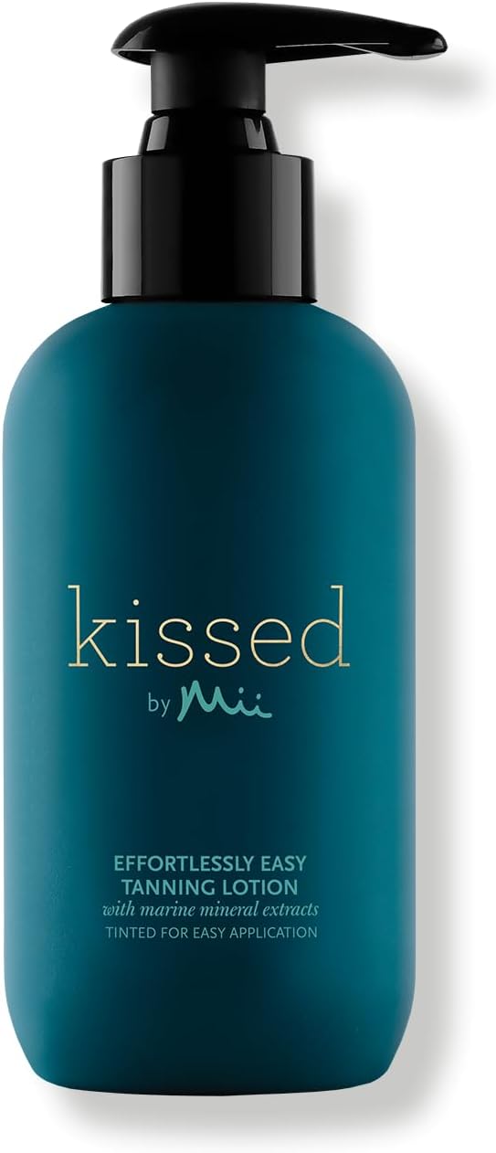 Mii Cosmetics Kissed Effortlessly Easy Tanning Lotion, Hydrates Skin & Offers Flawless, Streak Free Tan, Medium, 200Ml