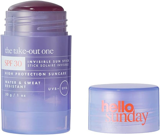 The Take-Out One Invisible Sun Stick Spf 30 Pa Plus By Hello Sunday For Women - 1 Oz Sunscreen