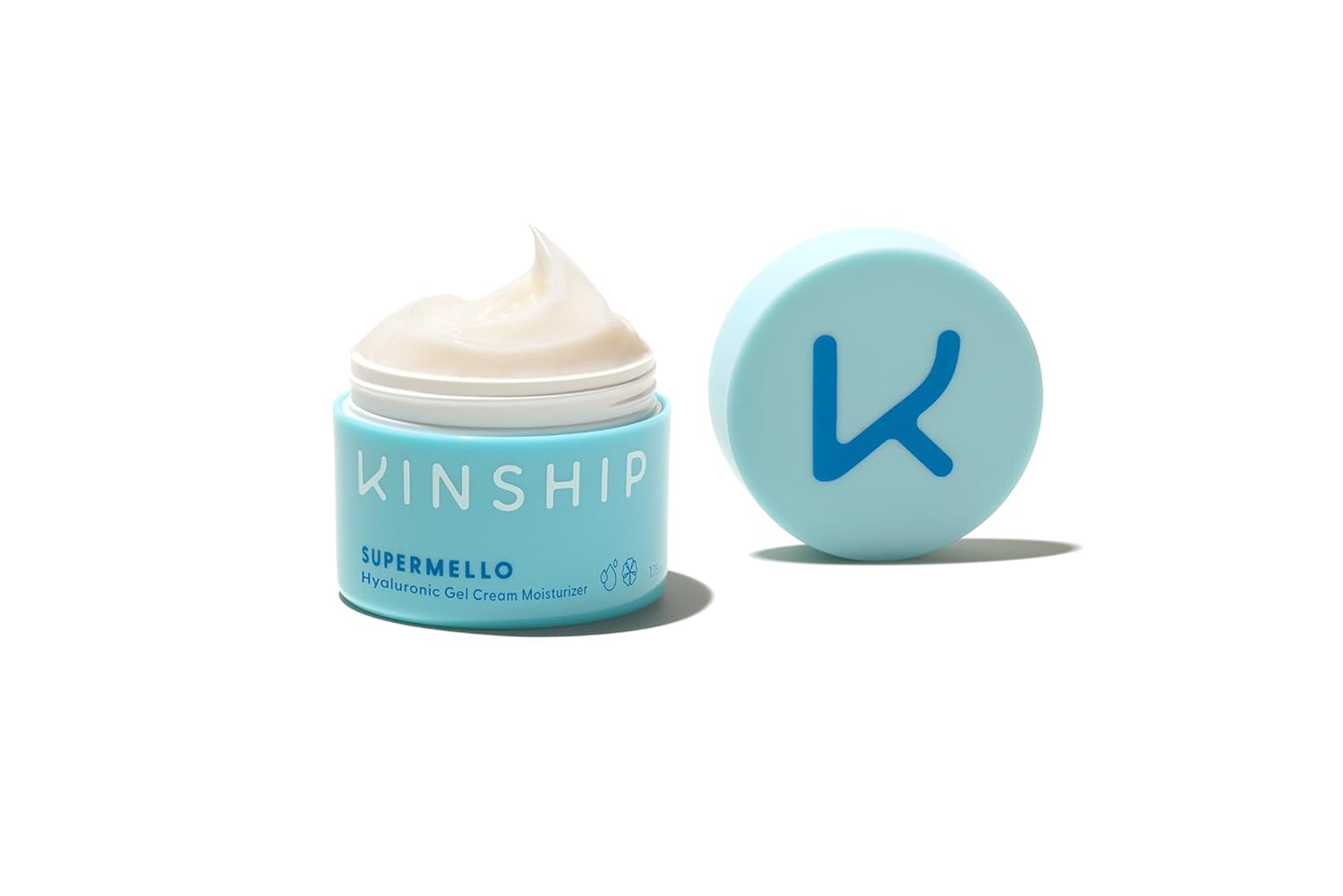 Kinship Supermello Hyaluronic Gel Cream Moisturizer – Hyaluronic Acid Face Lotion – Lightweight + Hydrating – Plump, Smooth + Soothe – Nourish Dry Skin – Rich Daily Use Clean Skin Care (3.3 oz) : Beauty & Personal Care