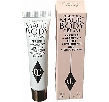 Charlotte Tilbury Mini/Travel Size Magic Body Cream - 0.3 Oz / 10 Ml, White : Beauty & Personal Care