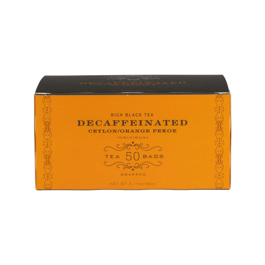 Harney & Sons Black Tea, Tea Bags, Decaffeinated, 50 Count