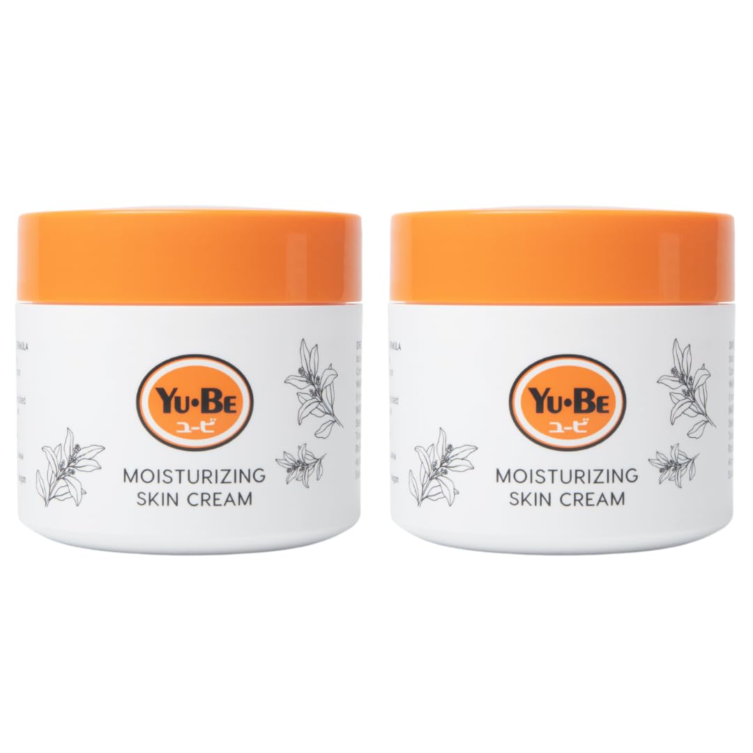 Yu-Be Moisturizing Skin Cream 4.4 Fl. Oz. Jar I Deeply Hydrating Non-Greasy Moisturizer For Severely Dry Skin I Soothing Camphor Calms, Cools, & Relieves Skin I Vitamins Repair & Nourish (2)