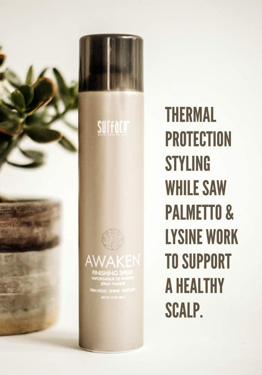 Surface Hair Awaken Styling Trio: Awaken Mousse And Texture Spray Plus Awaken Finishing Spray