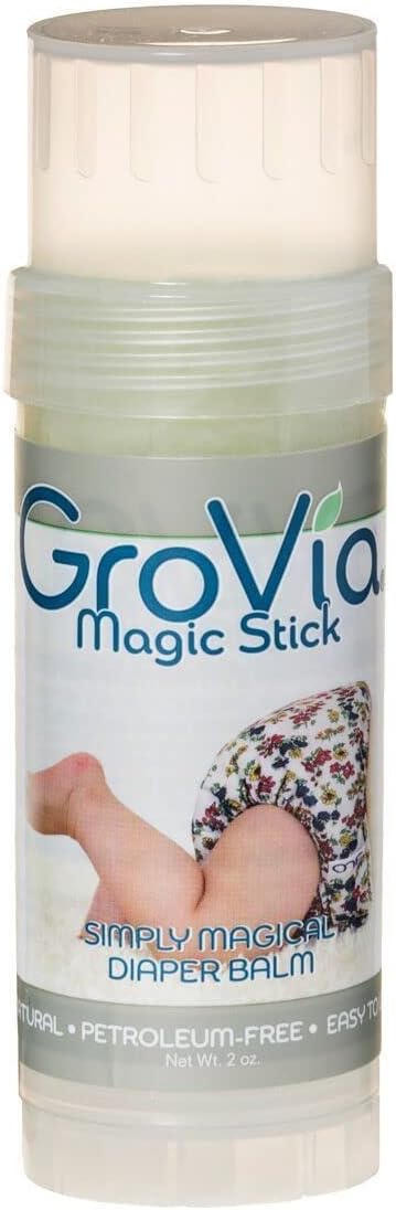 Grovia All Natural Magic Stick Baby Diaper Balm For Baby Diapering (2 Oz)
