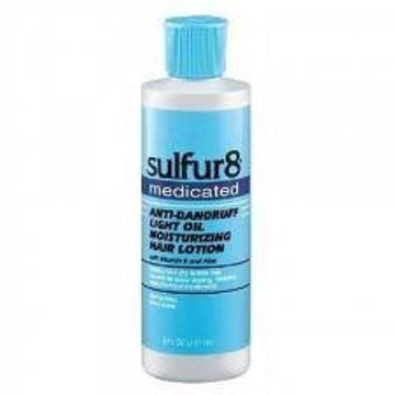 Sulfur 8 Medicated Anti-Dandruff Light Oil Moisturizing Hair Lotion
