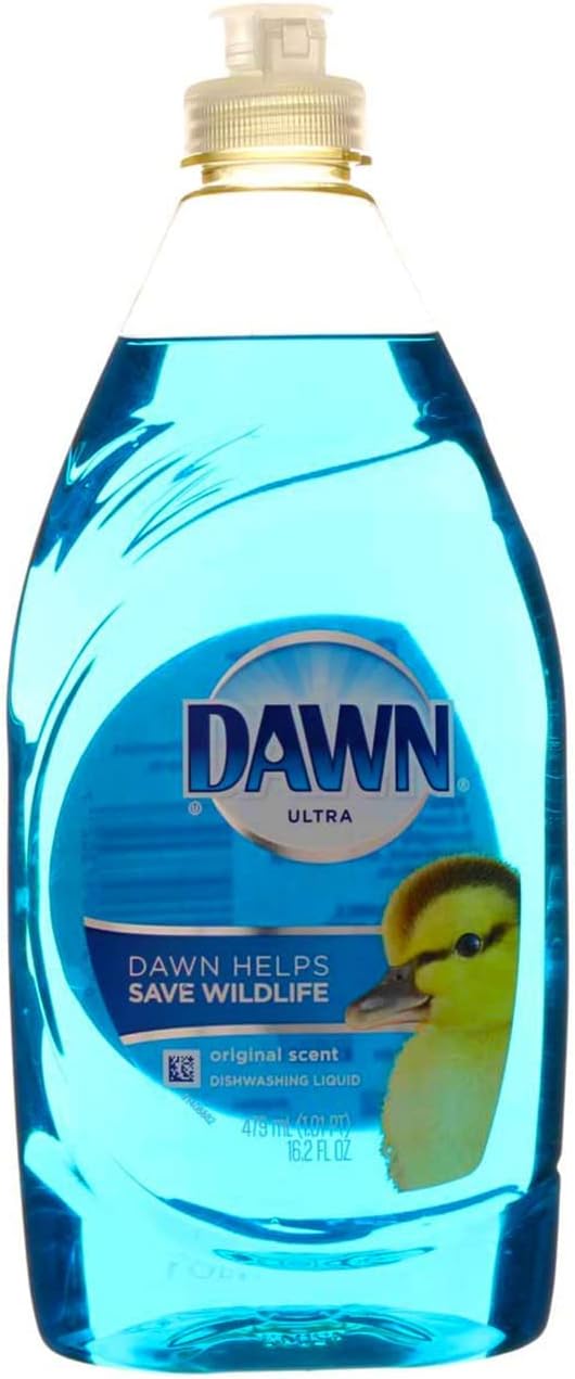 Dawn Ultra Original Dish Detergent Liquid Blu Plastic Squeeze Btl Rp, 16.2 Ounce