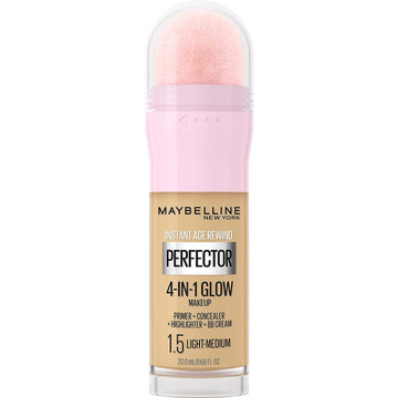 Maybelline New York Instant Age Rewind Instant Perfector 4-In-1 Glow Makeup, Light/Medium