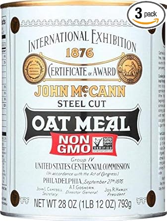 Mcann'S Imported Steel Cut Irish Oatmeal, 28 Oz (Pack Of 3) Packaging May Vary