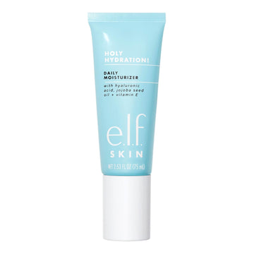 E.L.F. Skin Holy Hydration! Daily Hydration Moisturizer, Ultra-Hydrating Formula, Infused With Aloe, Jojoba Oil & Shea Butter, Vegan & Cruelty-Free, 2.53 Fl Oz