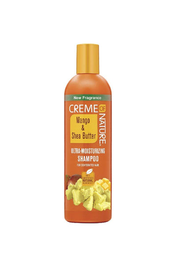 Shampoo with Mango & Shea Butter by Creme of Nature, Ultra Moisturizing for Dry Dehydrated Hair, 12 Fl Oz : Beauty & Personal Care