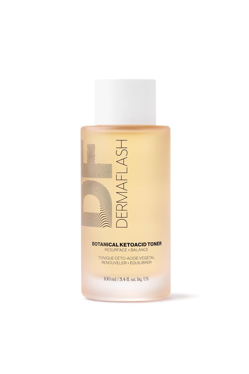 Dermaflash Botanical Ketoacid Toner For Face, Non-Irritating, Hydrating Daily Facial Exfoliator, 100Ml