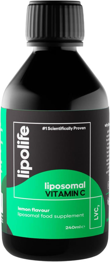 Lvc7 - Liposomal Vitamin C - Lemon Flavour - 240Ml - Alcohol Free - Lipolife - Advanced Nutrient Delivery