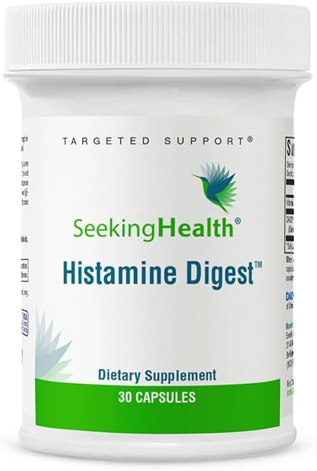 Seeking Health Histamine Digest - Digestive Enzyme Support For Histamine Intolerance - Dao Supplement Aids Histamine Digestion For Stomach Relief - 30 Capsules