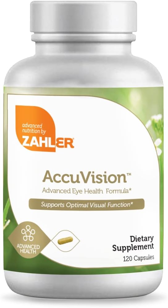 Zahler Accuvision, Advanced Eye Health Formula, 120 Capsules