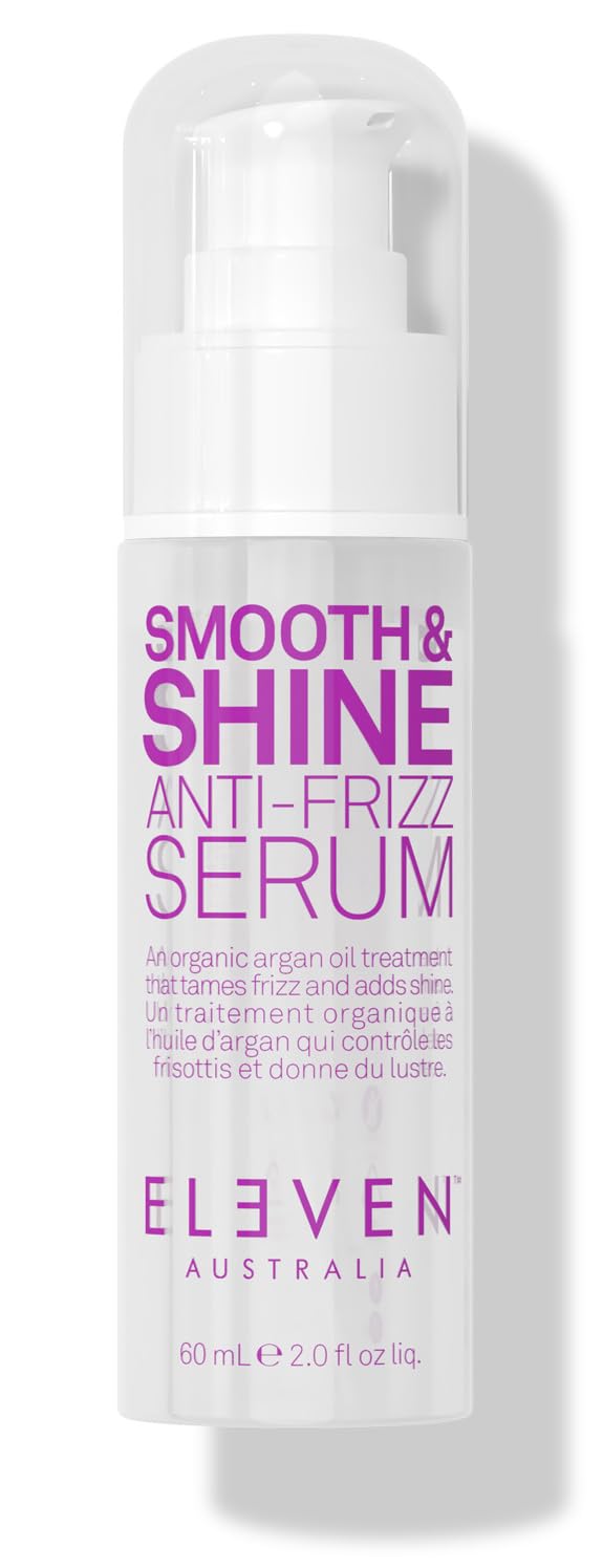 Eleven Australia Smooth & Shine Anti-Frizz Serum Lightweight Treatment For All Hair Types - 2 Fl Oz