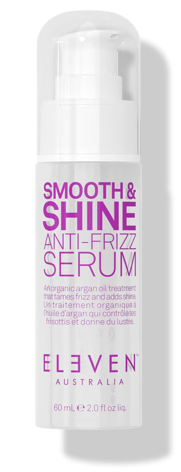 Eleven Australia Smooth & Shine Anti-Frizz Serum Lightweight Treatment For All Hair Types - 2 Fl Oz