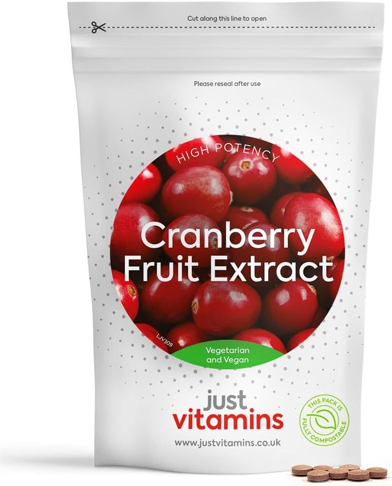 Just Vitamins Cranberry 5000Mg 90 Tablets