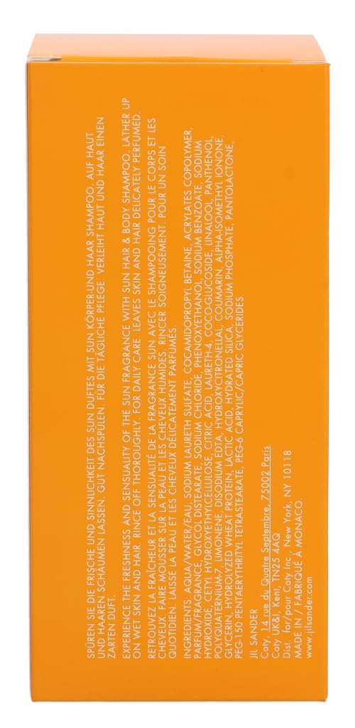 Jil Sander Sun Hair And Body Shampoo, 15 Ounce : Beauty & Personal Care
