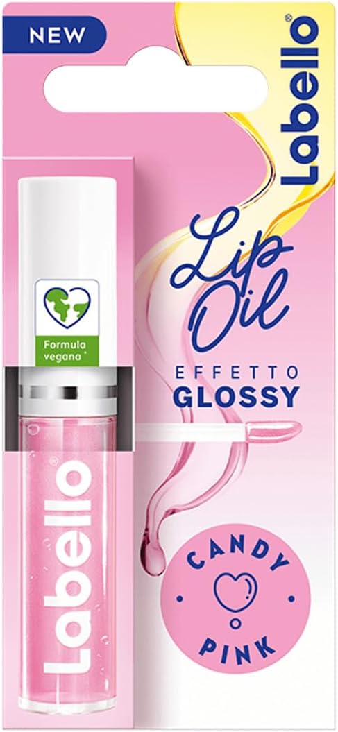 Labello Lip Oil Glossy Lips Candy Pink 5Ml