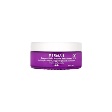 Derma E Crepey Skin Repair Treatment – Restorative Moisturizer Lotion – Body Cream For Dry Crepey Skin – Firming Cream Improves Elasticity And Thickness, 6 Oz