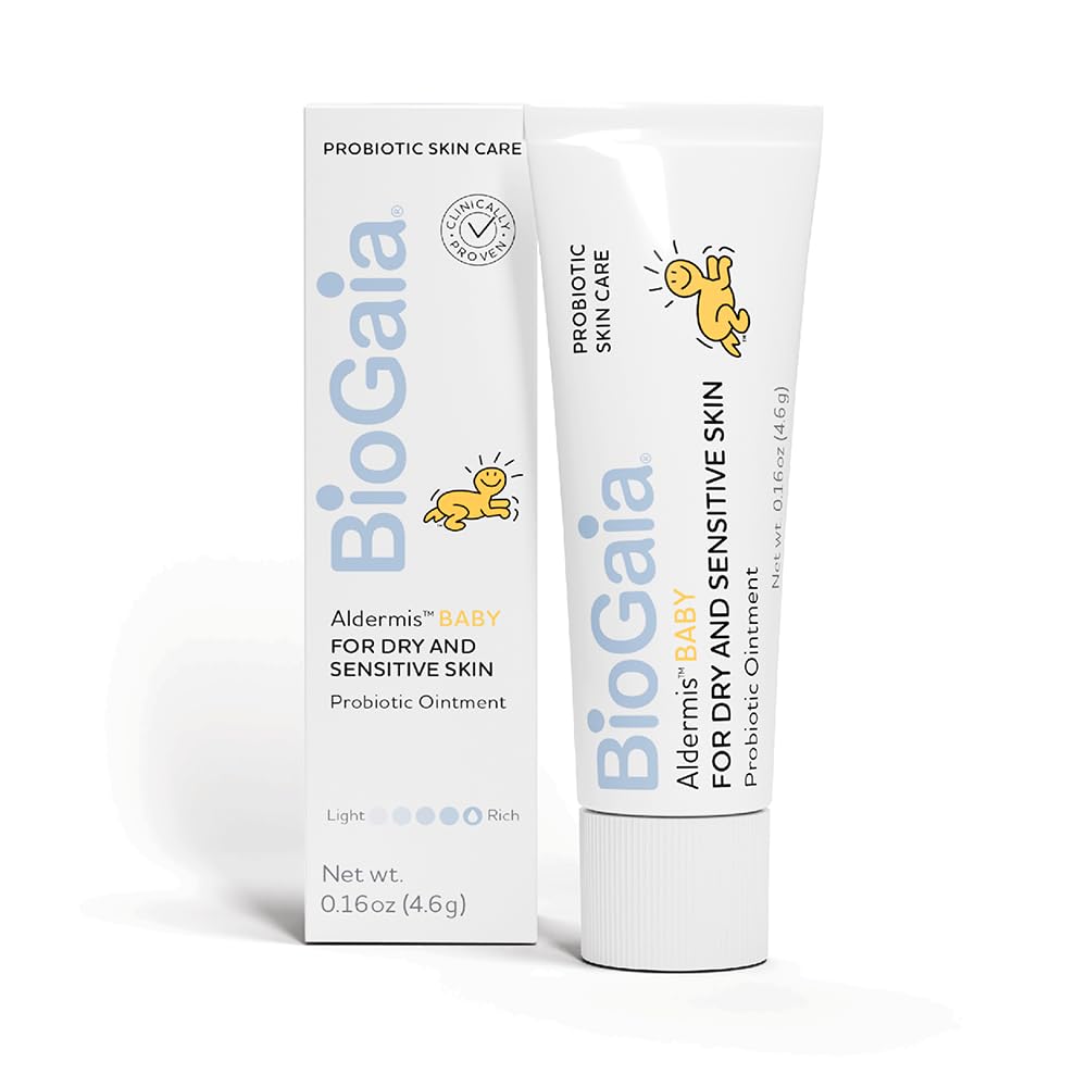 Biogaia Baby Probiotic Ointment | Soothes & Hydrates Dry, Irritated & Sensitive Skin | Use It From Head To Toe | Formulated With Plant-Based Oils & Probiotics | Steroid Free & Microbiome-Friendly