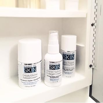 Admire My Skin Collagen Cream Moisturizer For Dry Skin - Hyaluronic Acid Cream - Non Comedogenic Hydrating Cream Eliminates Dull Dry Skin For That Healthy Youthful Glow 2Oz : Beauty & Personal Care