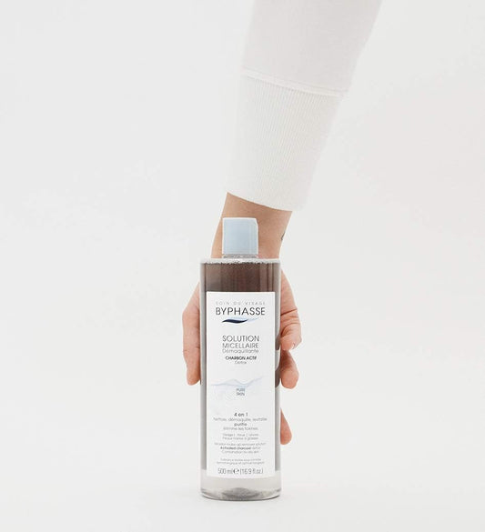 Byphasse Solución Micelar Desmaquillante Carbón Activo 500 Ml