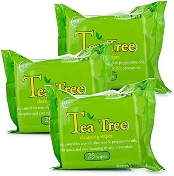 Tea Tree Cleansing Wipes Triple Pack X 1
