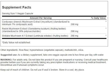 Swanson Cordyceps Complex 60 Veg Capsules