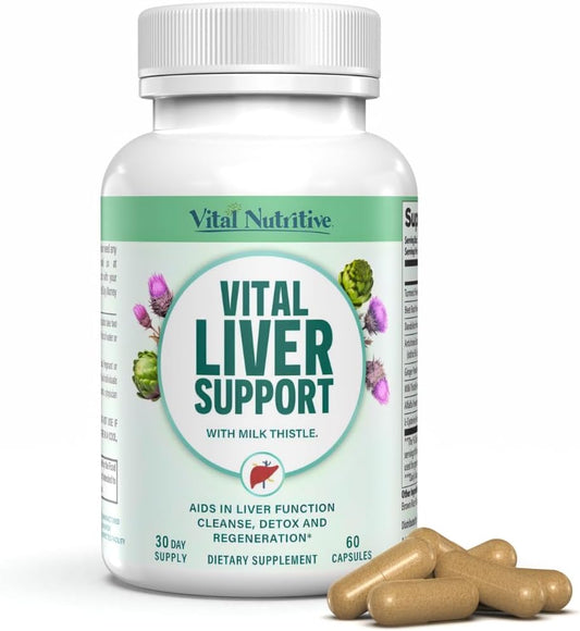 Vital Liver Support - Premium Liver Cleanse Detox & Repair