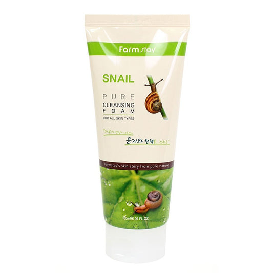 Farm Stay Korean Pure Snail Foam Cleanser  180Ml / 6.09Oz  ????