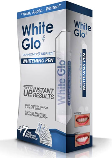 White Glo Diamond Series Whitening Pen With Strips