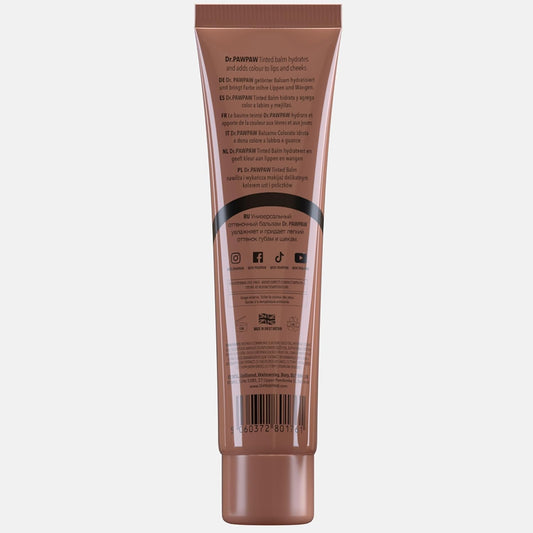 Dr.Pawpaw Rich Mocha Balm, Multi-Purpose Natural No Fragrance, For Hydrating Lips, Skin, Hair, Cuticles, Nails & Beauty Finishing (25 Ml)