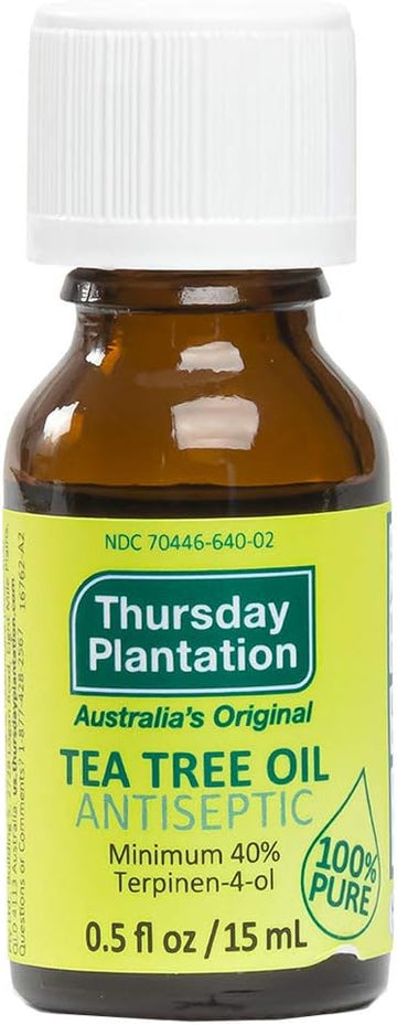 Thursday Plantation Australian Tea Tree Oil, Naturally Sourced Oil, Cleanses And Purifies, 0.5 Fl Oz