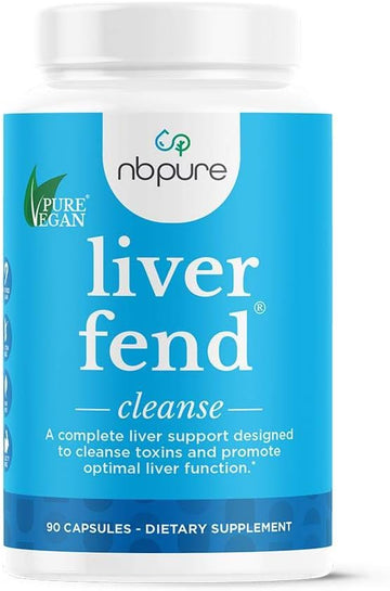 nbpure Liver Fend Liver Detox and Cleanse Milk Thistle and Liver Support Supplement, 90 Count
