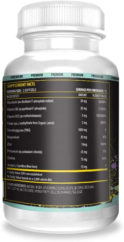 Actif Methylation Mega Support with 10 Advanced Factors and Organic Folate ? 100% Natural, Non-GMO, 90 Count, Magnesia Original Flavor : Health & Household