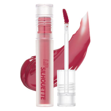 I'M Meme Matte Velvet Tint - Lip Silhouette 07 Classy Rose (Pink Rose Shade) | Vivid Color, Long Lasting, Moisturizing & Hydrating, Light-Weight, Neutral Lip Stain Mousse, 4Ml