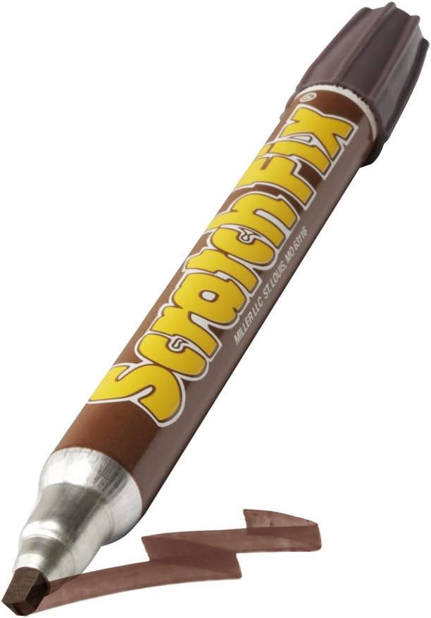 Miller SF1204 Wood Stain Scratch Fix Pen / Wood Repair Marker - Red Brown Wood : Health & Household