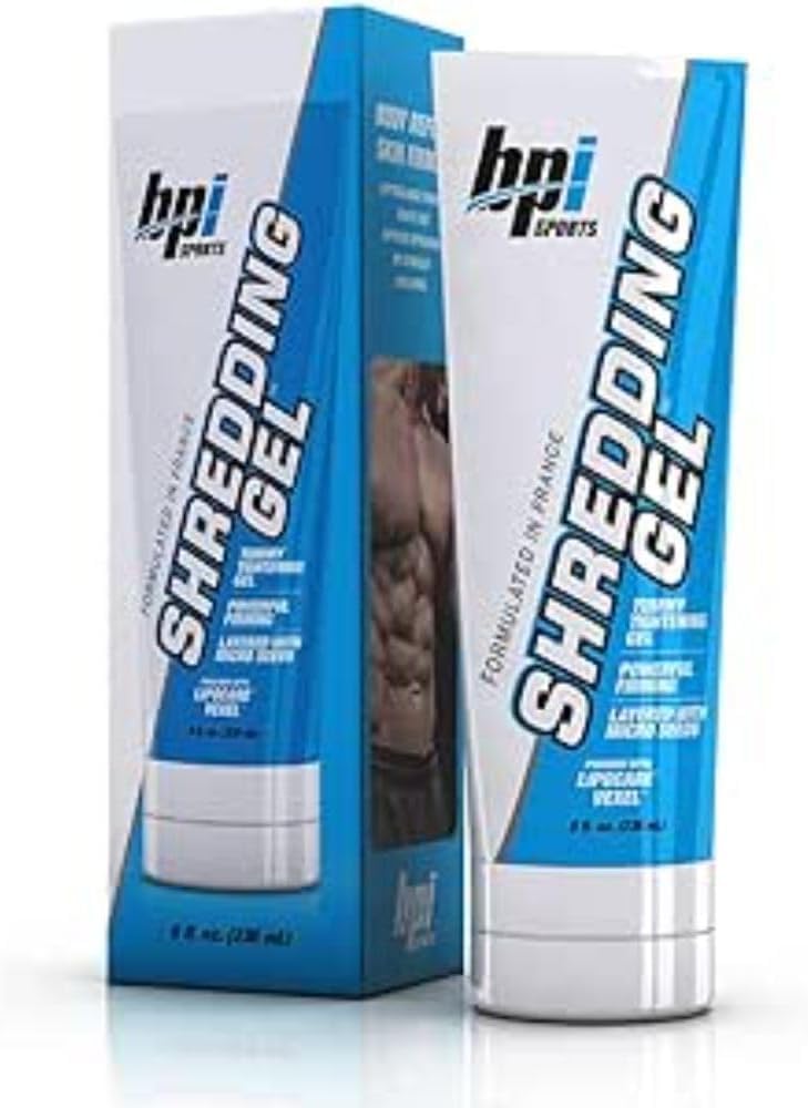 Bpi Sports Shredding Gel - Skin Toning Gel For Men And Women With Caffeine And Palmitoyl Carnitine - Powered With Lipocare Vexel - 8 Fl Oz (Pack Of 1)