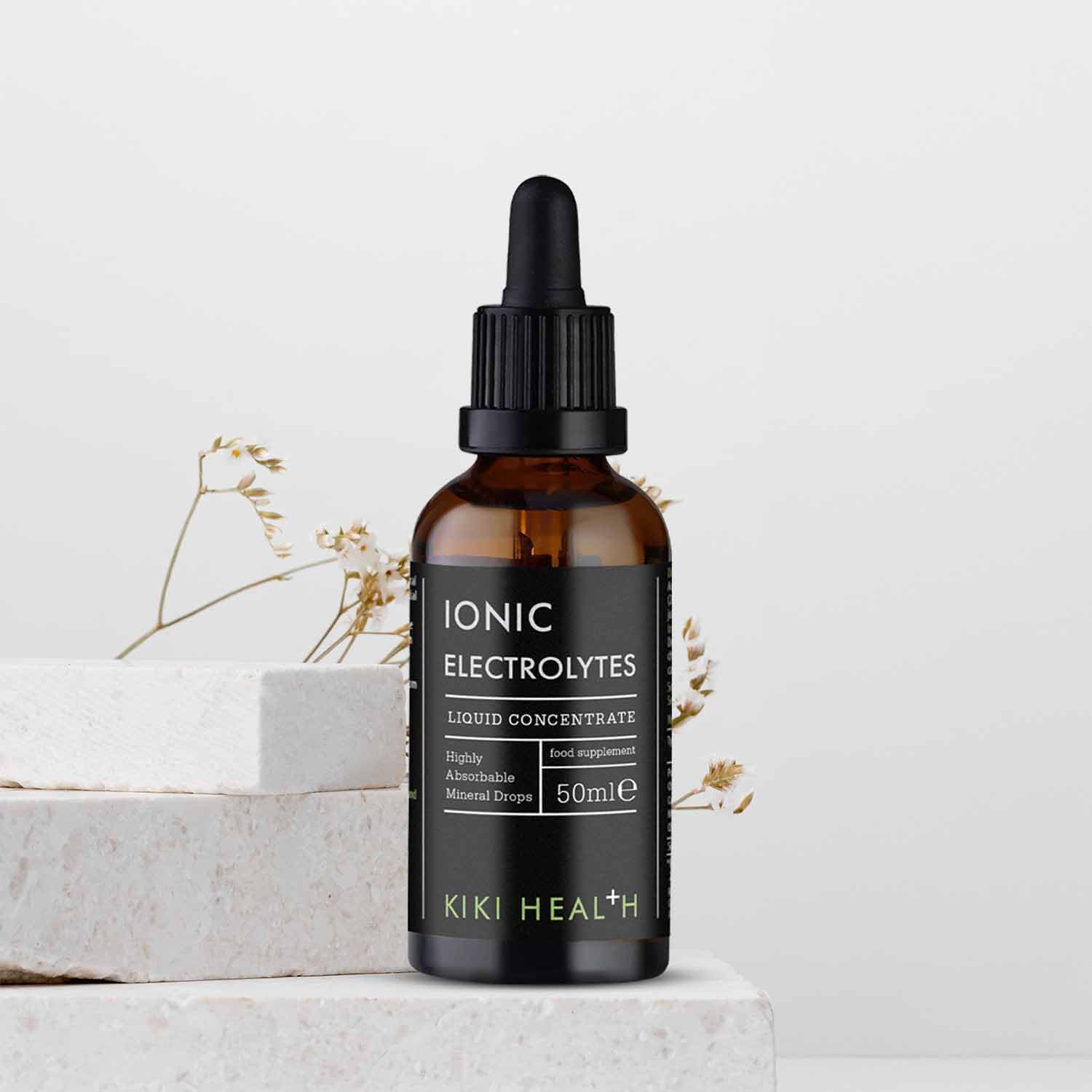 KIKI Health - Ionic Electrolytes Liquid Concentrate - Blend of 6 Essential Electrolyte Minerals - Chromium for Blood Glucose Levels - 50 millilitres : Amazon.co.uk: Health & Personal Care