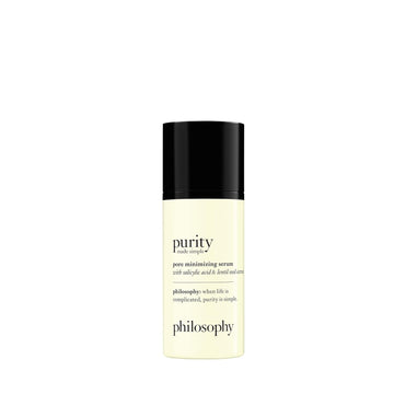 philosophy- purity made simple pore minimizing serum - Vegan, Shrinks Pores, Brighten, Long Lasting, Salicylic Acid, Unclogs